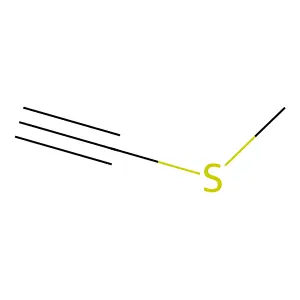 Methylthioacetylene structure