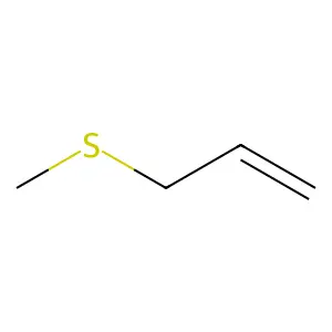 甲基烯丙基硫醚 structure