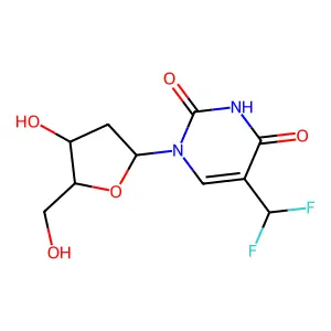 alpha,alpha-Difluorothymidine structure