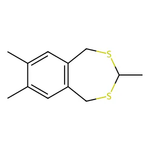 2,4-Benzodithiepin, 1,5-dihydro-3,7,8-trimethyl- structure