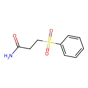 3-(Benzenesulfonyl)propanamide structure