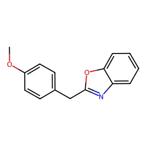 2-(4-Methoxybenzyl)benzo[d]oxazole structure