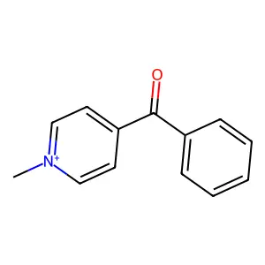 Pyridinium, 4-benzoyl-1-methyl- structure