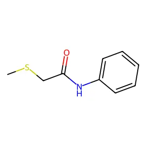 2-methylsulfanyl-N-phenylacetamide structure