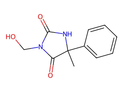 2-Hydroxy-3-(hydroxymethyl)-5-methyl-5-phenyl-3,5-dihydro-4H-imidazol-4-one structure