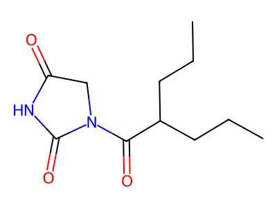 Hydantoin, 1-(2-propylvaleryl)- structure