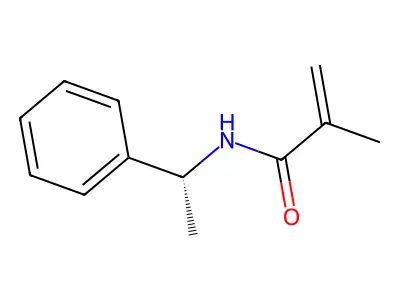 N-(Alpha-phenylethyl)methacrylamide structure