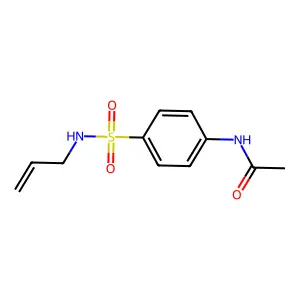 N-[4-[(2-Propen-1-ylamino)sulfonyl]phenyl]acetamide structure