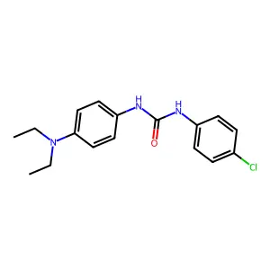 1-(4-Chlorophenyl)-3-[4-(diethylamino)phenyl]urea structure