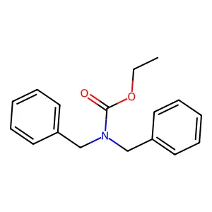 乙基二苄基氨基甲酸酯 structure