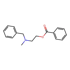 2-[Benzyl(methyl)amino]ethyl benzoate structure