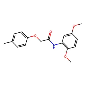 N-(2,5-dimethoxyphenyl)-2-(4-methylphenoxy)acetamide structure