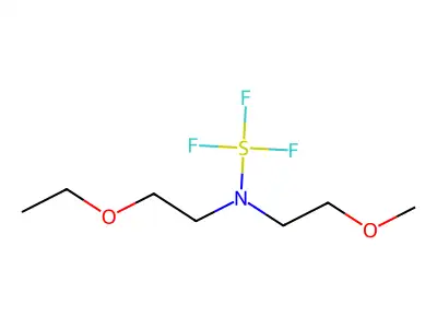 (T-4)-[N-(2-Ethoxyethyl)-2-methoxyethanaminato-I masculineN]trifluorosulfur structure