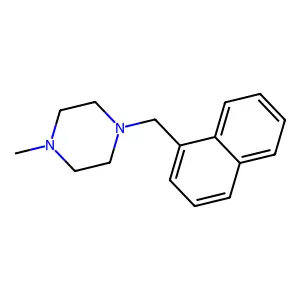 1-Methyl-4-(naphthalen-1-ylmethyl)piperazine structure