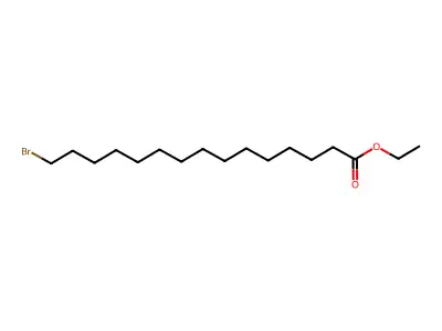Ethyl 15-bromopentadecanoate structure