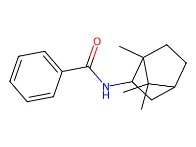 Benzamide, N-(1,7,7-trimethylbicyclo[2.2.1]hept-2-yl)- structure