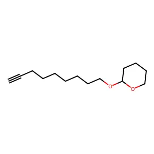 2H-Pyran, tetrahydro-2-(8-nonynyloxy)- structure