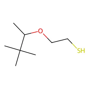 Ethanethiol, 2-(1,2,2-trimethylpropoxy)- structure