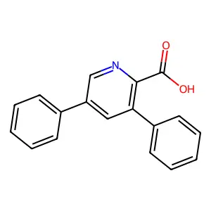 3,5-二苯基吡啶-2-甲酸 structure