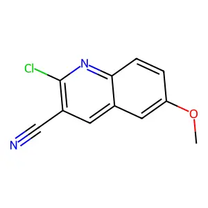 2-Chloro-6-methoxyquinoline-3-carbonitrile structure