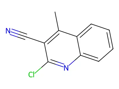 2-Chloro-4-methylquinoline-3-carbonitrile structure