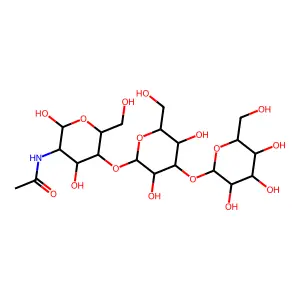 α-半乳糖-(1-3)-N-乙酰乳糖胺 structure