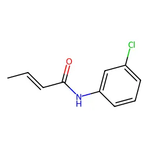 N-(3-chlorophenyl)but-2-enamide structure