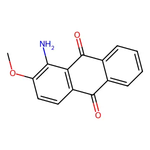 Anthraquinone, 1-amino-2-methoxy- structure