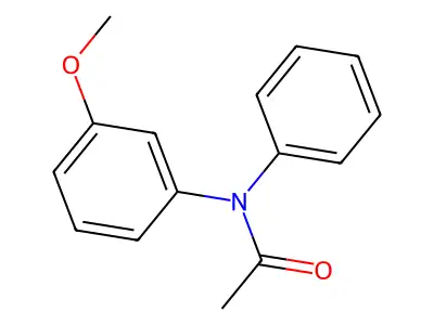 N-(间甲氧基苯基)-N-苯基乙酰胺 structure