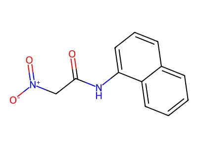N-(1-萘基)-2-硝基乙酰胺 structure