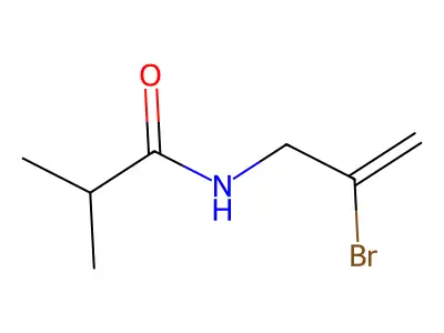 N-(2-溴烯丙基)异丁酰胺 structure