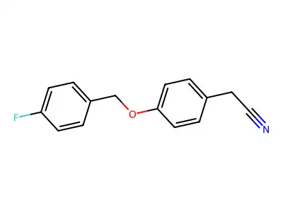 2-(4-((4-Methoxyphenyl)methoxy)phenyl)acetonitrile structure
