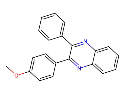 2-(4-Methoxy-phenyl)-3-phenyl-quinoxaline structure