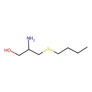 2-Amino-3-butylsulfanylpropan-1-ol structure