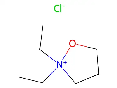 2,2-二乙基-1,2-噁唑烷氯化物 structure
