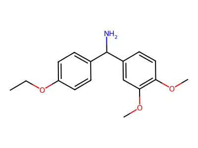I+/--(4-Ethoxyphenyl)-3,4-dimethoxybenzenemethanamine structure