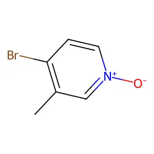 4-Bromo-3-methylpyridine 1-oxide structure