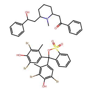 2-((2R,6R)-6-((2S)-2-hydroxy-2-phenylethyl)-1-methyl-2-piperidyl)-1-phenylethanone structure