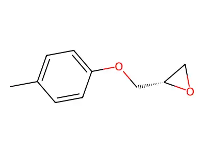 (2S)-2-[(4-methylphenoxy)methyl]oxirane structure
