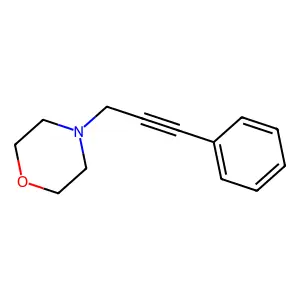 4-(3-Phenylprop-2-ynyl)morpholine structure