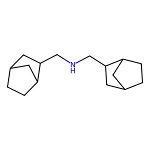 Dimethylamine, 1,1'-di-2-norbornyl-, endo,endo- structure