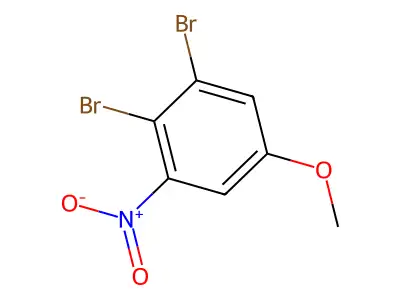 2,3-Dibromo-5-methoxynitrobenzene structure