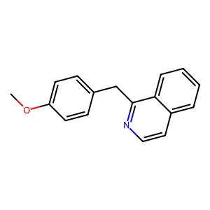 1-(4-Methoxybenzyl)isoquinoline structure