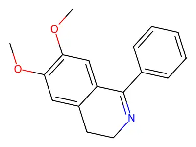 6,7-Dimethoxy-1-phenyl-3,4-dihydroisoquinoline structure