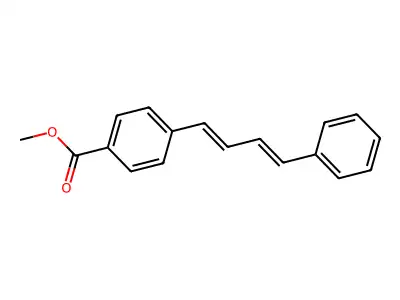 4-(4-Phenyl-buta-1,3-dienyl)-benzoic acid methyl ester structure