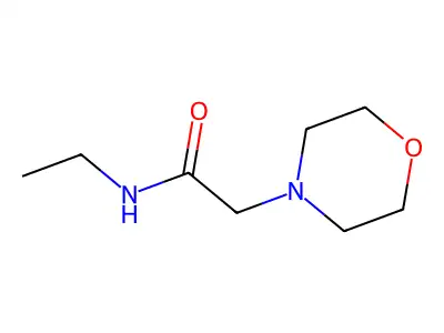 N-ethyl-2-morpholinoacetamide structure