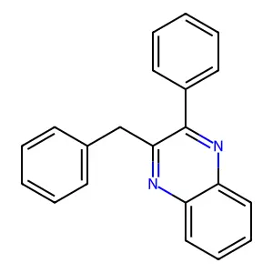 2-Phenyl-3-benzylquinoxaline structure
