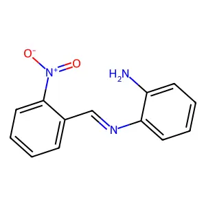 N~1~-[(2-nitrophenyl)methylene]-1,2-benzenediamine structure
