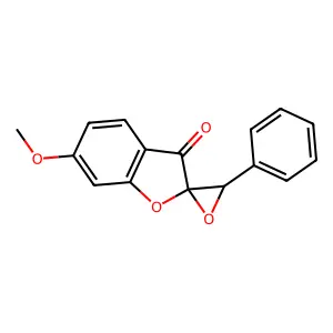 6-Methoxyaurone epoxide structure