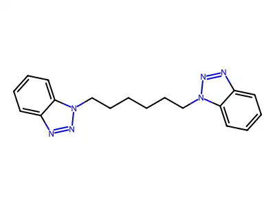 1-[6-(1H-1,2,3-Benzotriazol-1-yl)hexyl]-1H-1,2,3-benzotriazole structure